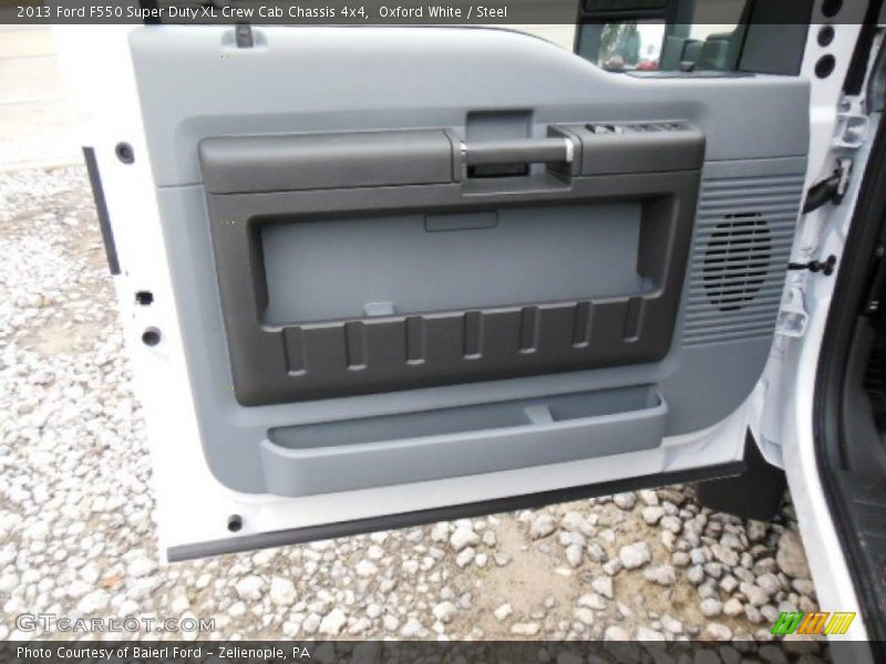 Oxford White / Steel 2013 Ford F550 Super Duty XL Crew Cab Chassis 4x4