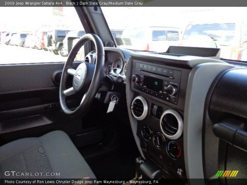Black / Dark Slate Gray/Medium Slate Gray 2009 Jeep Wrangler Sahara 4x4