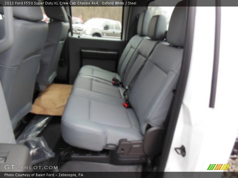 Oxford White / Steel 2013 Ford F550 Super Duty XL Crew Cab Chassis 4x4