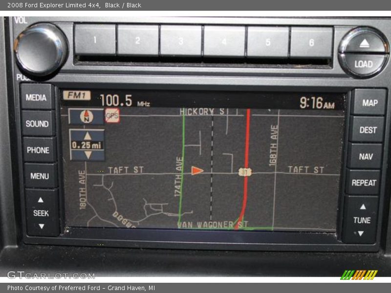 Black / Black 2008 Ford Explorer Limited 4x4