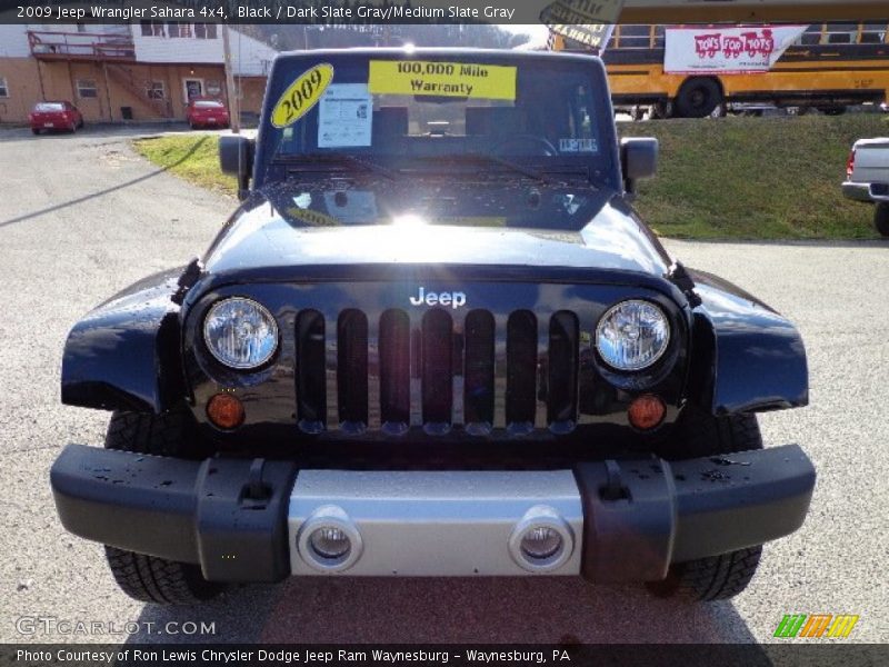 Black / Dark Slate Gray/Medium Slate Gray 2009 Jeep Wrangler Sahara 4x4