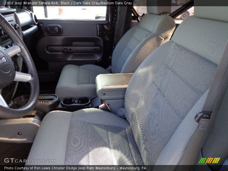 Black / Dark Slate Gray/Medium Slate Gray 2009 Jeep Wrangler Sahara 4x4
