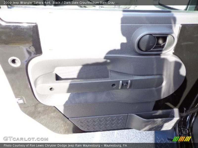Black / Dark Slate Gray/Medium Slate Gray 2009 Jeep Wrangler Sahara 4x4