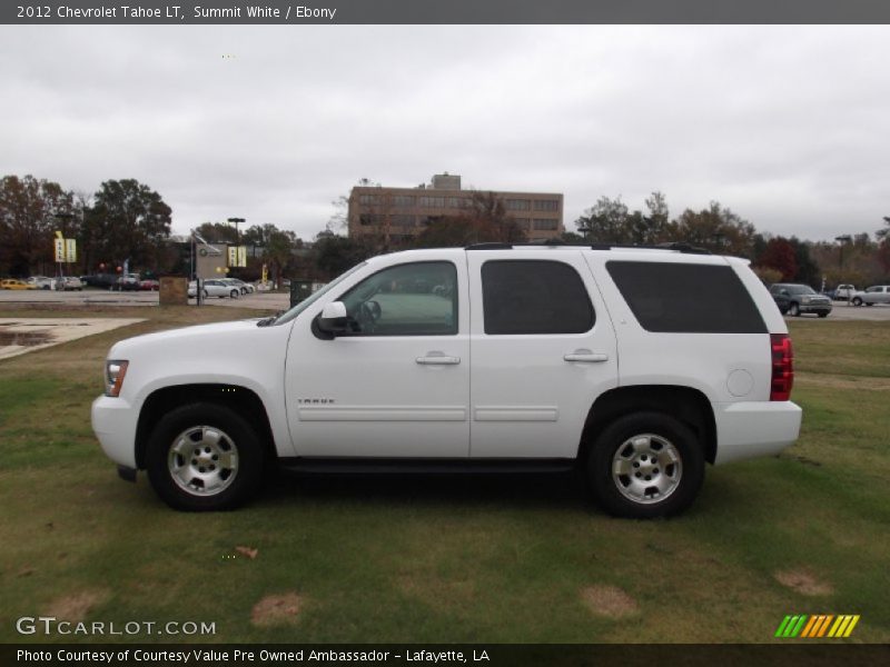 Summit White / Ebony 2012 Chevrolet Tahoe LT