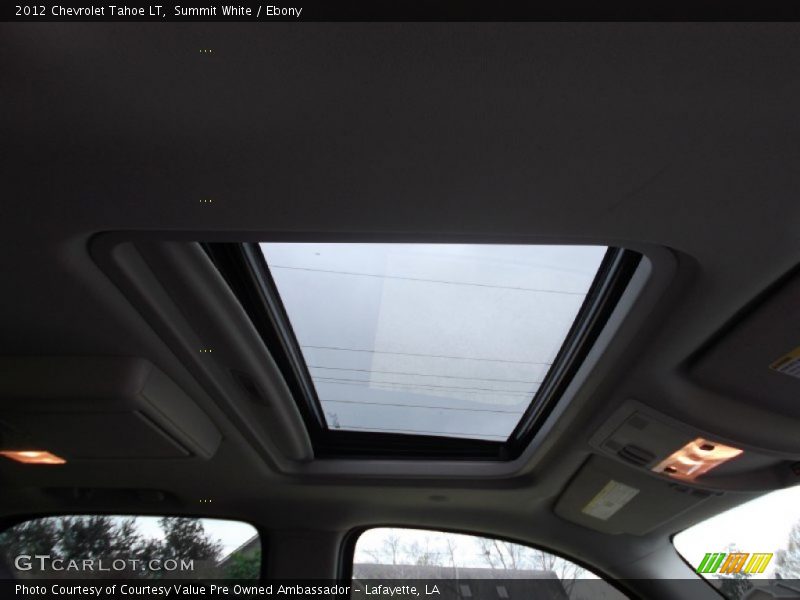 Summit White / Ebony 2012 Chevrolet Tahoe LT