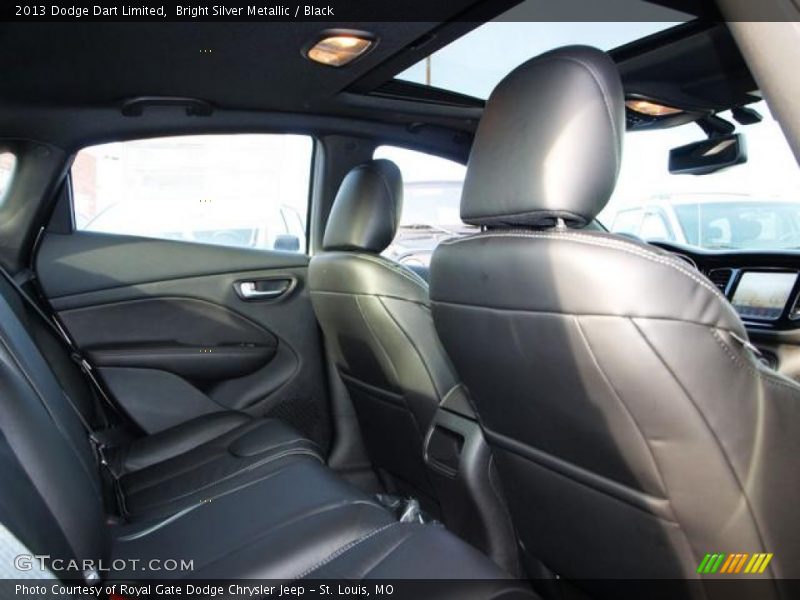 Bright Silver Metallic / Black 2013 Dodge Dart Limited