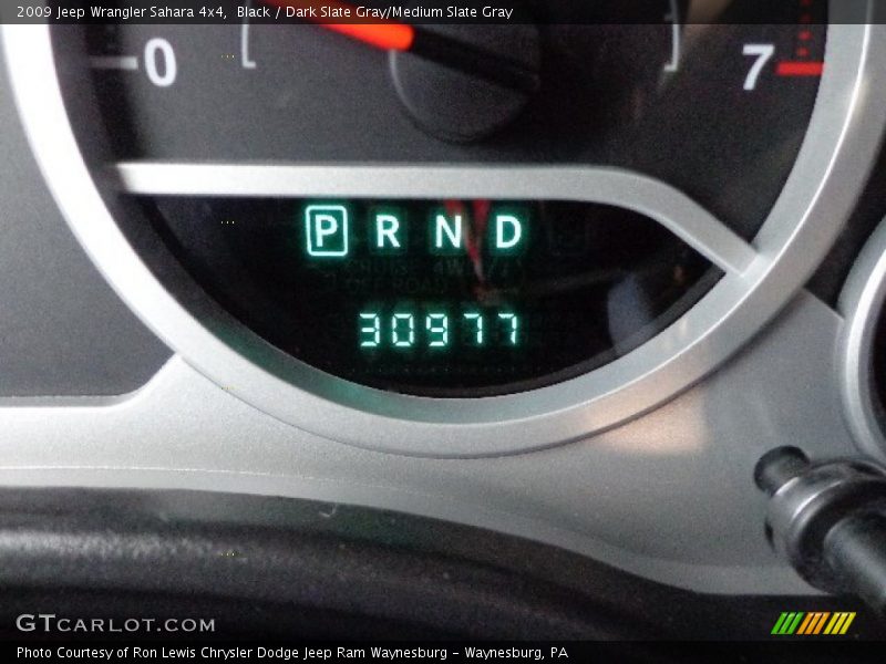 Black / Dark Slate Gray/Medium Slate Gray 2009 Jeep Wrangler Sahara 4x4