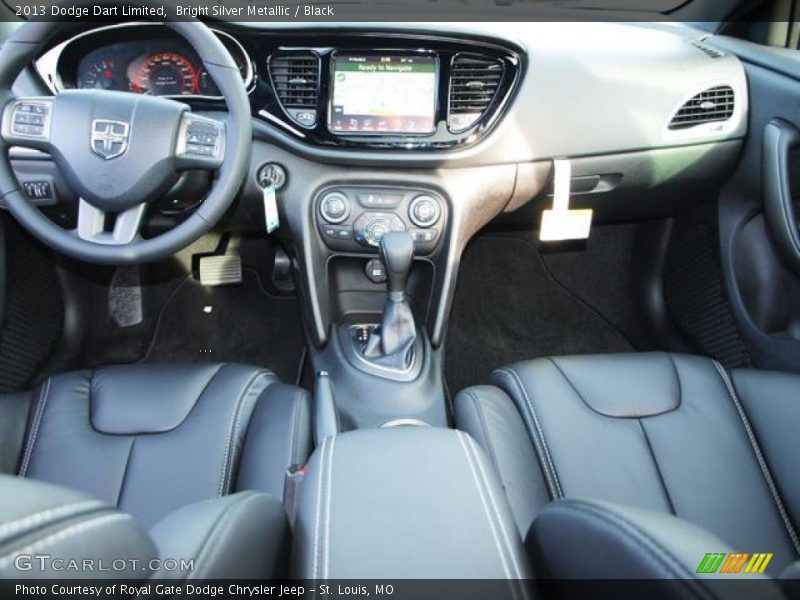 Bright Silver Metallic / Black 2013 Dodge Dart Limited