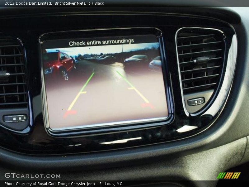 Bright Silver Metallic / Black 2013 Dodge Dart Limited