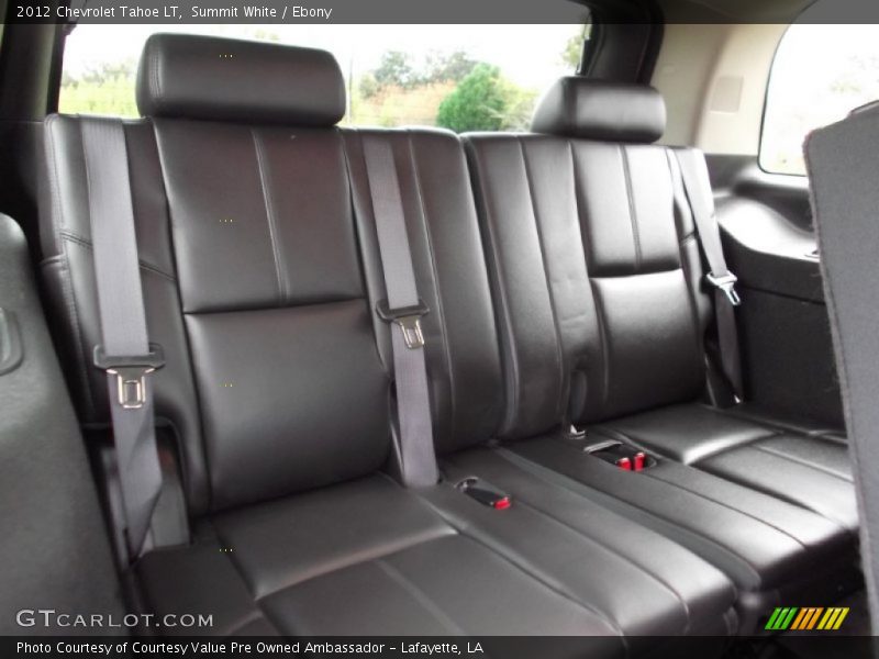 Summit White / Ebony 2012 Chevrolet Tahoe LT