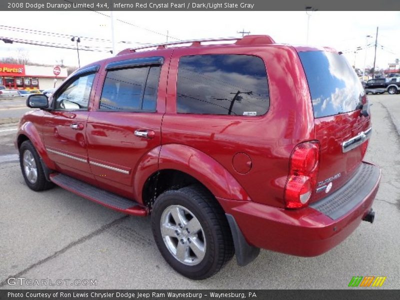 Inferno Red Crystal Pearl / Dark/Light Slate Gray 2008 Dodge Durango Limited 4x4