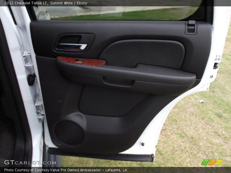 Summit White / Ebony 2012 Chevrolet Tahoe LT