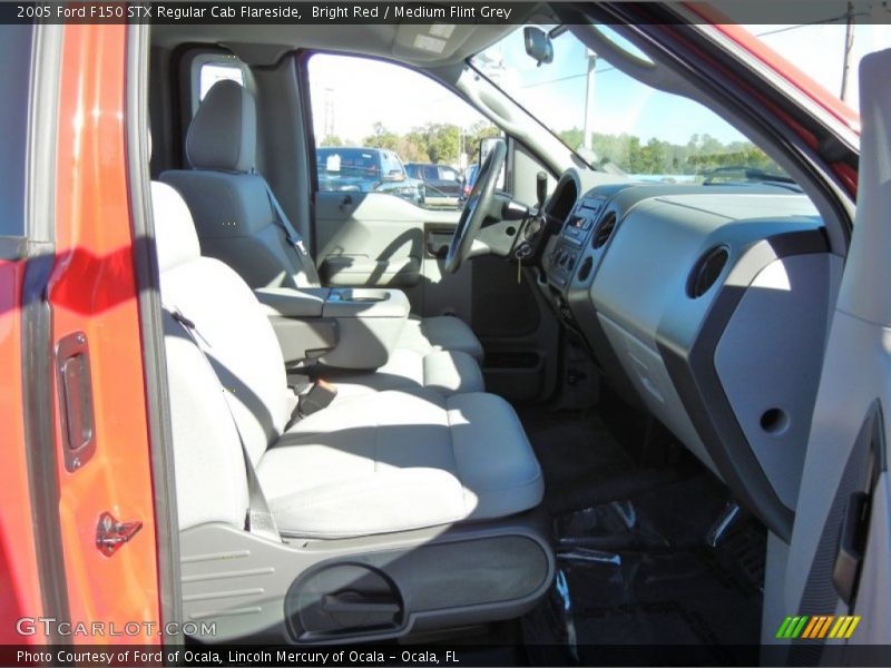 Bright Red / Medium Flint Grey 2005 Ford F150 STX Regular Cab Flareside