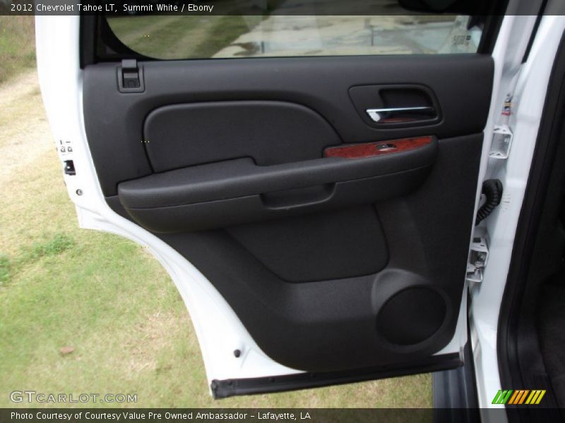 Summit White / Ebony 2012 Chevrolet Tahoe LT