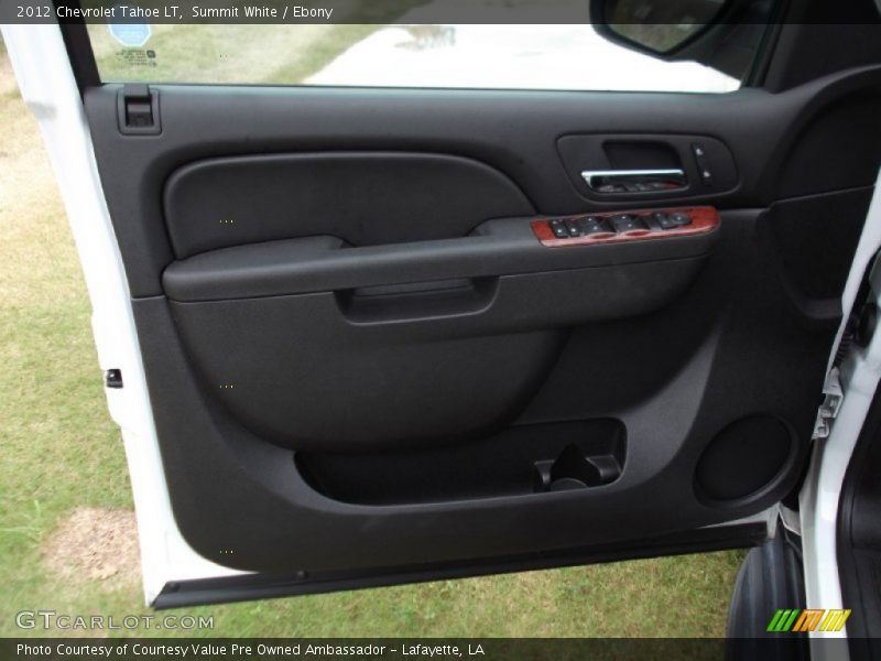 Summit White / Ebony 2012 Chevrolet Tahoe LT