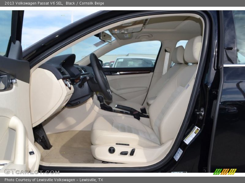 Black / Cornsilk Beige 2013 Volkswagen Passat V6 SEL