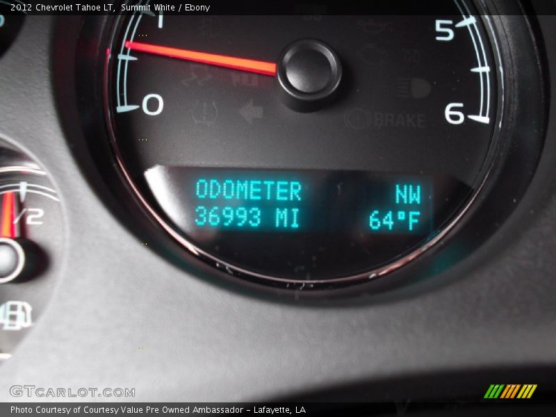 Summit White / Ebony 2012 Chevrolet Tahoe LT