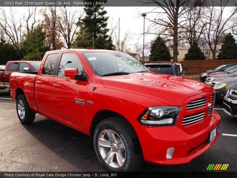 Front 3/4 View of 2013 1500 Sport Quad Cab 4x4