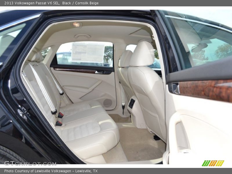 Black / Cornsilk Beige 2013 Volkswagen Passat V6 SEL