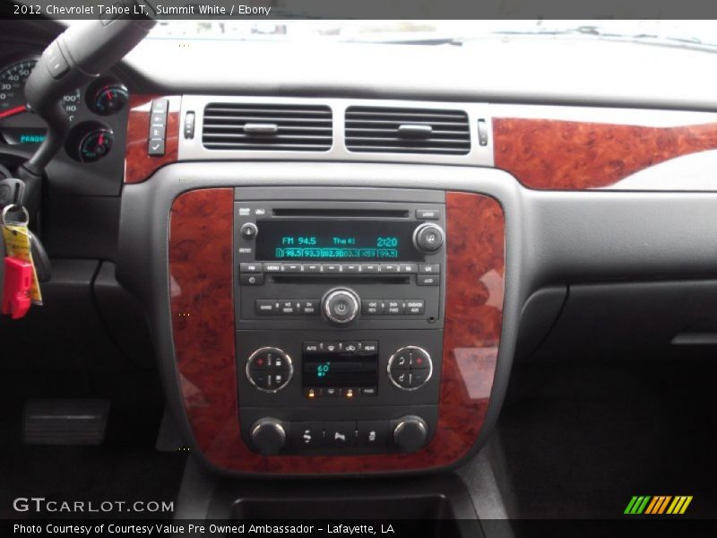Summit White / Ebony 2012 Chevrolet Tahoe LT