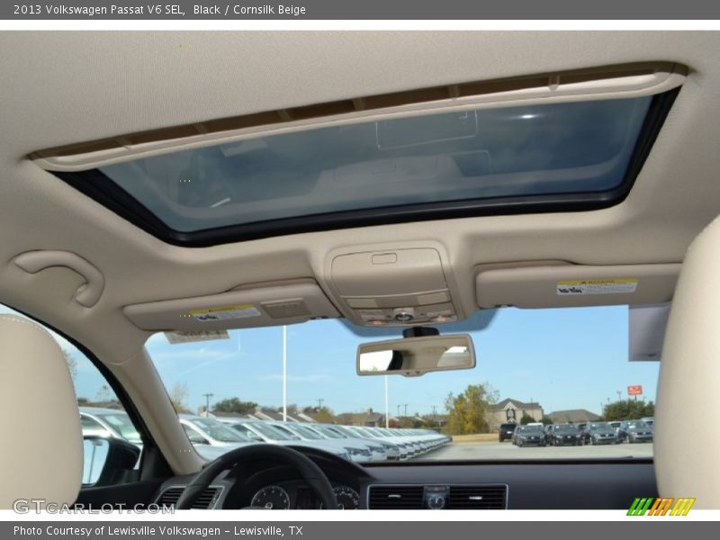 Black / Cornsilk Beige 2013 Volkswagen Passat V6 SEL