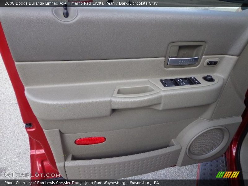 Inferno Red Crystal Pearl / Dark/Light Slate Gray 2008 Dodge Durango Limited 4x4