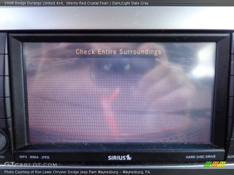 Inferno Red Crystal Pearl / Dark/Light Slate Gray 2008 Dodge Durango Limited 4x4