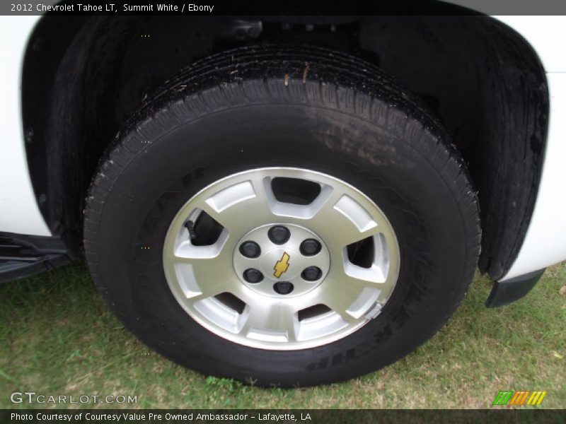 Summit White / Ebony 2012 Chevrolet Tahoe LT