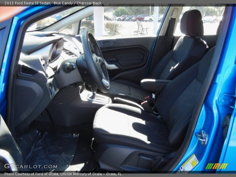 Blue Candy / Charcoal Black 2013 Ford Fiesta SE Sedan