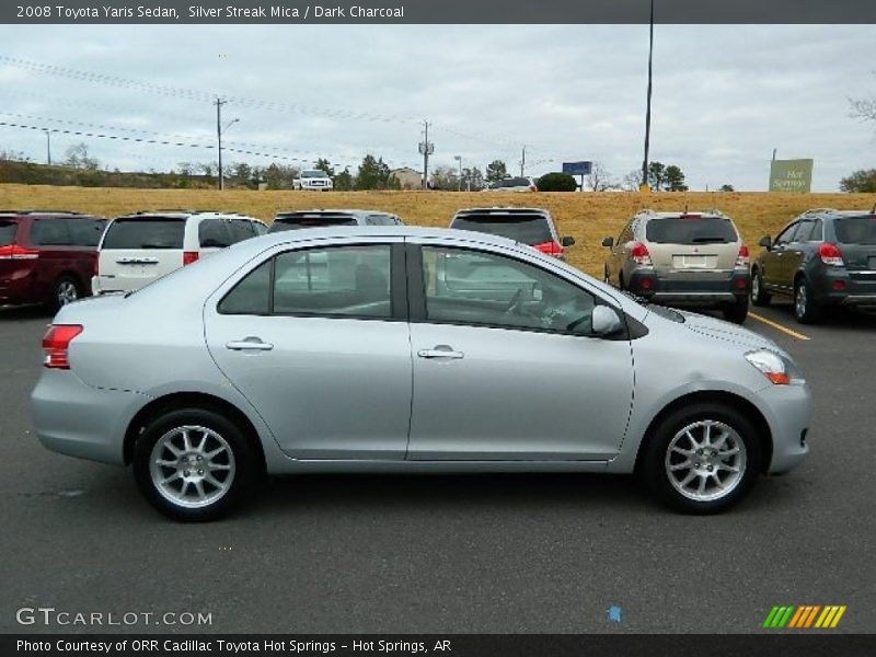 Silver Streak Mica / Dark Charcoal 2008 Toyota Yaris Sedan