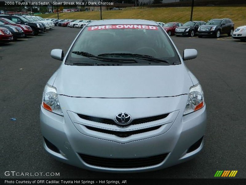 Silver Streak Mica / Dark Charcoal 2008 Toyota Yaris Sedan