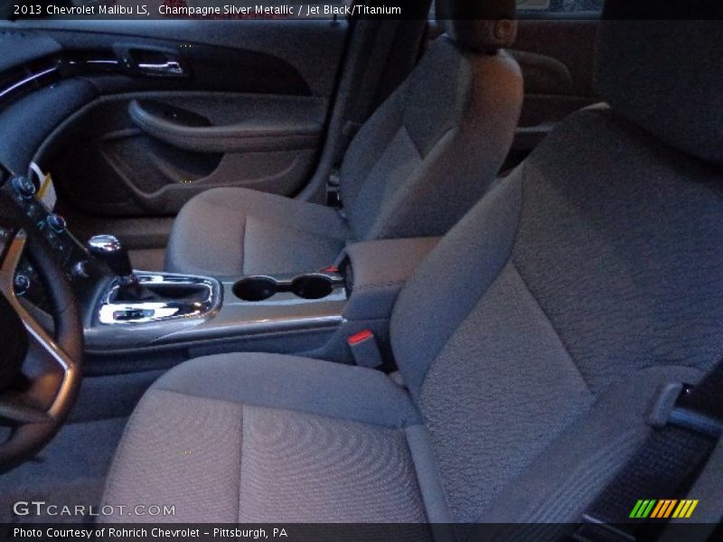 Champagne Silver Metallic / Jet Black/Titanium 2013 Chevrolet Malibu LS