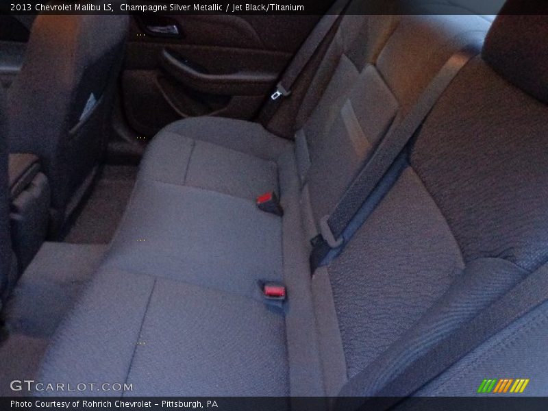 Champagne Silver Metallic / Jet Black/Titanium 2013 Chevrolet Malibu LS