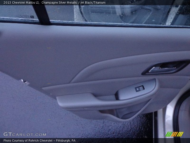 Champagne Silver Metallic / Jet Black/Titanium 2013 Chevrolet Malibu LS