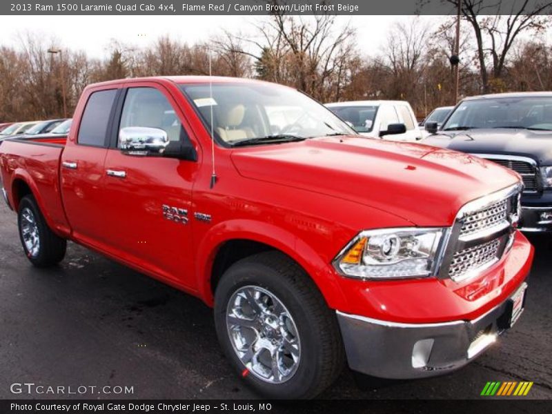 Front 3/4 View of 2013 1500 Laramie Quad Cab 4x4