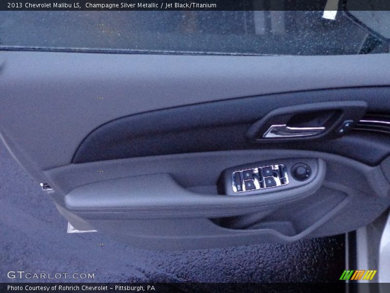 Champagne Silver Metallic / Jet Black/Titanium 2013 Chevrolet Malibu LS