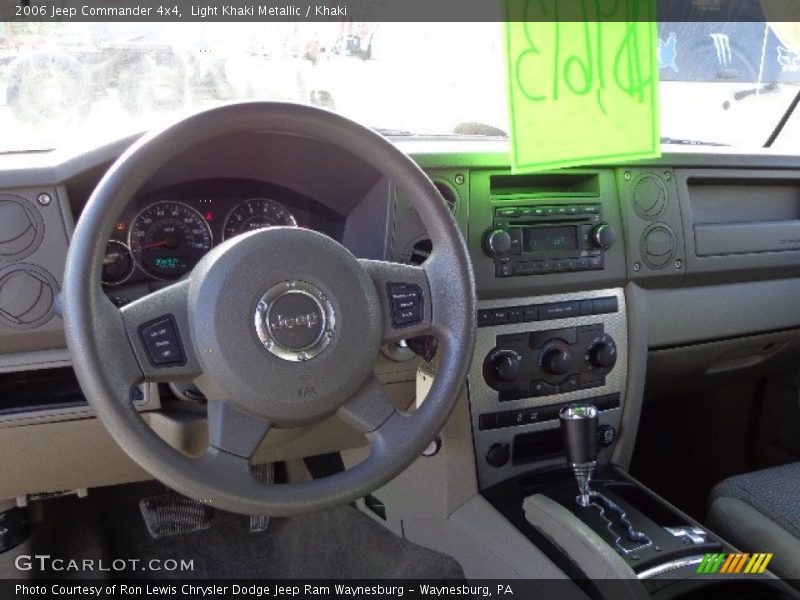 Light Khaki Metallic / Khaki 2006 Jeep Commander 4x4