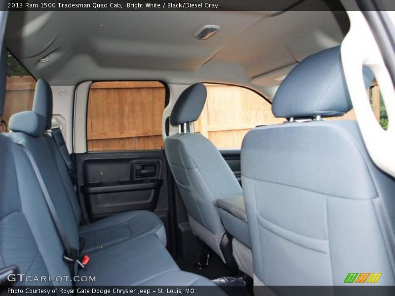 Bright White / Black/Diesel Gray 2013 Ram 1500 Tradesman Quad Cab