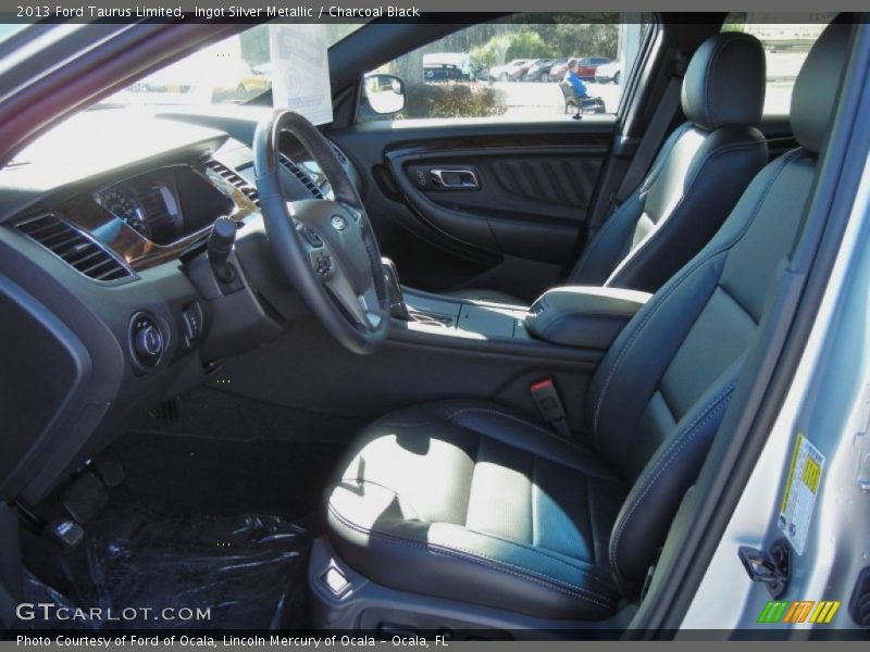 Ingot Silver Metallic / Charcoal Black 2013 Ford Taurus Limited