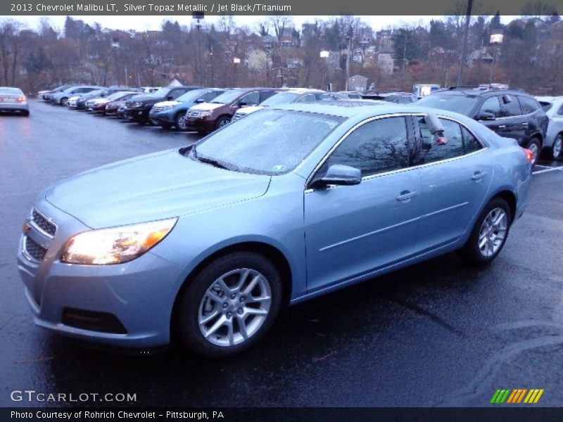 Silver Topaz Metallic / Jet Black/Titanium 2013 Chevrolet Malibu LT