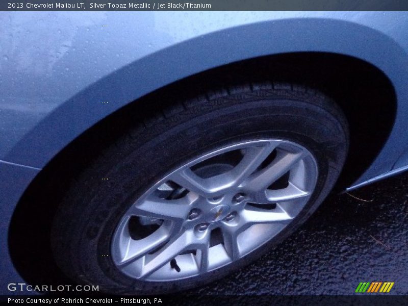 Silver Topaz Metallic / Jet Black/Titanium 2013 Chevrolet Malibu LT
