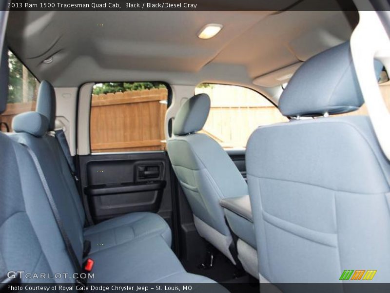 Black / Black/Diesel Gray 2013 Ram 1500 Tradesman Quad Cab