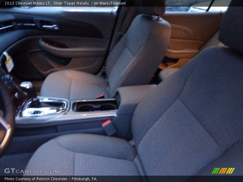 Silver Topaz Metallic / Jet Black/Titanium 2013 Chevrolet Malibu LT