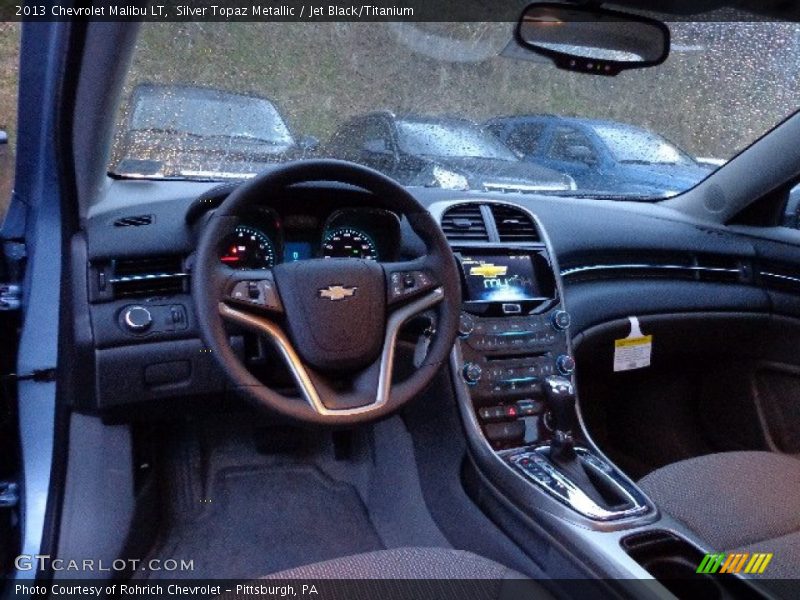 Silver Topaz Metallic / Jet Black/Titanium 2013 Chevrolet Malibu LT