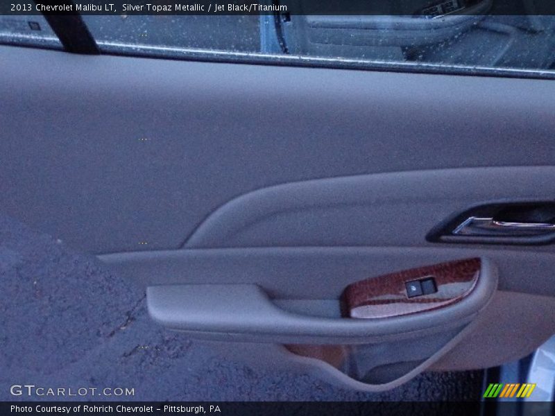 Silver Topaz Metallic / Jet Black/Titanium 2013 Chevrolet Malibu LT