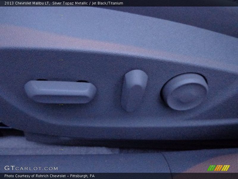 Silver Topaz Metallic / Jet Black/Titanium 2013 Chevrolet Malibu LT
