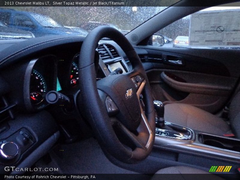 Silver Topaz Metallic / Jet Black/Titanium 2013 Chevrolet Malibu LT