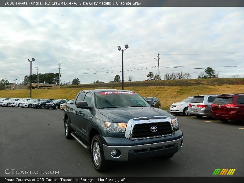 Slate Gray Metallic / Graphite Gray 2008 Toyota Tundra TRD CrewMax 4x4