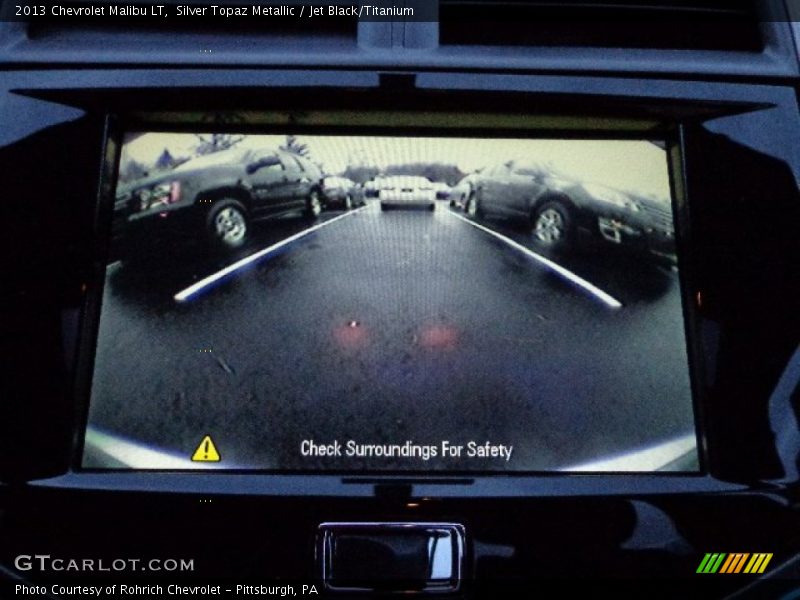 Silver Topaz Metallic / Jet Black/Titanium 2013 Chevrolet Malibu LT