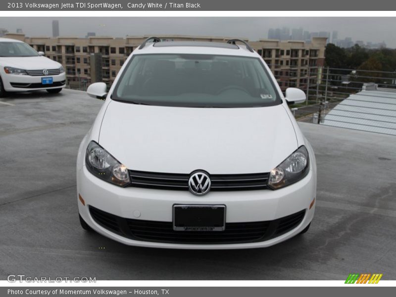 Candy White / Titan Black 2013 Volkswagen Jetta TDI SportWagen